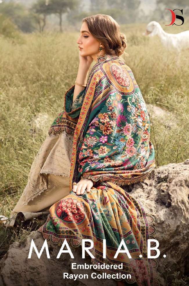 MARIA B Emb. Rayon Collection by  DEEPSY SUITS